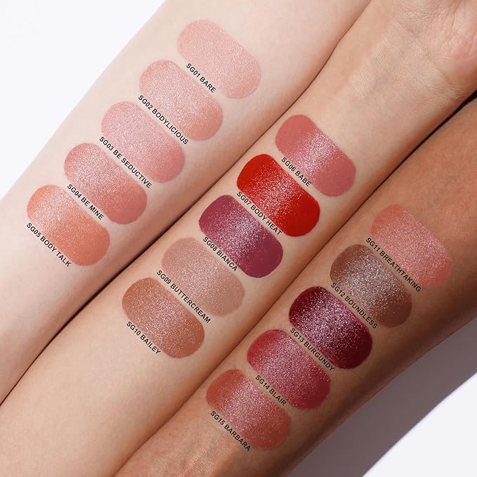 Oulac Brown Lipsticks for Women, Orange Matte Lip Stick, Full Coverage Lip Color, Satin Matte Finish, Cream Texture, Hydrating, Infused with Hyaluronic Acid, Vegan & Clean Beauty 4g SG05 Body Talk