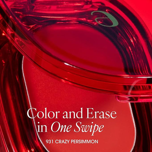 PLAT LIPS 931 CRAZY PERSIMMON, Lip & Cheek, Lightweight, Naturally Dewy+ Glowy Finish, Blendable & Buildable Formula (1.2g, 0.003 oz.)