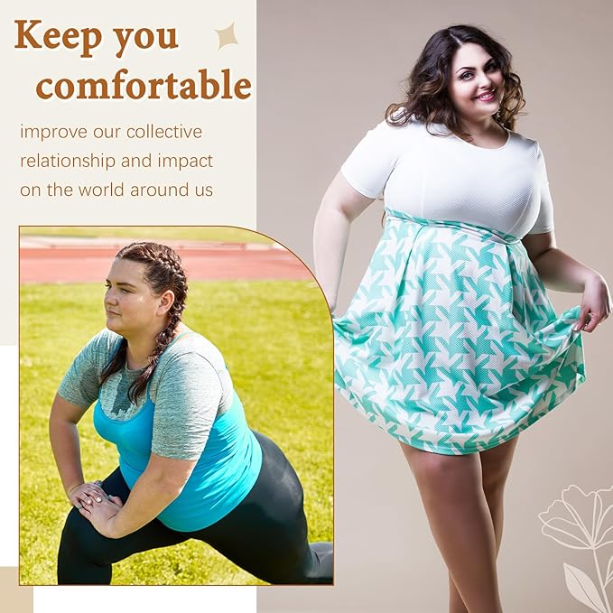 Cotton Tummy Liners and Bra Liners Set for Sweat Rash Skin Folds Plus Size Women Sweating Supplies