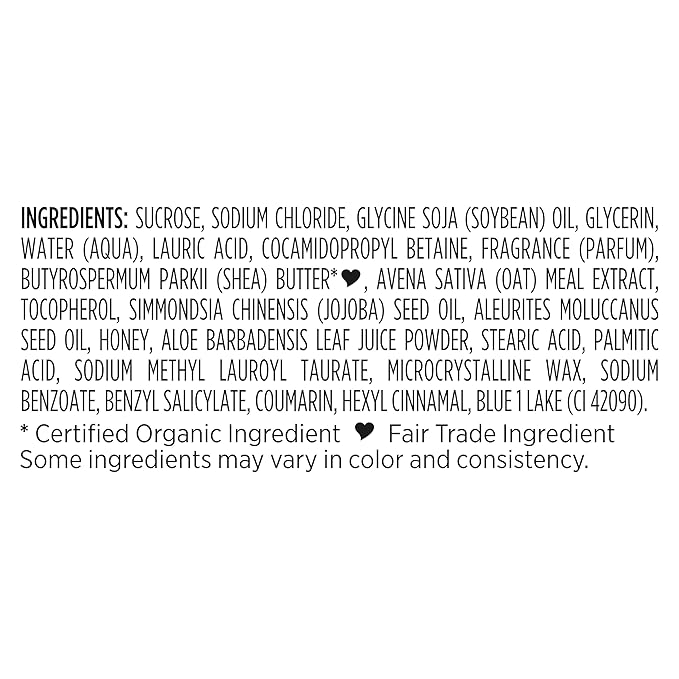 SheaMoisture Shea Sugar Body Scrub Manuka Honey Oatmeal for smooth & exfoliating Smooth and Exfoliating Body scrub with 24h shea moisture nutrients 12 oz