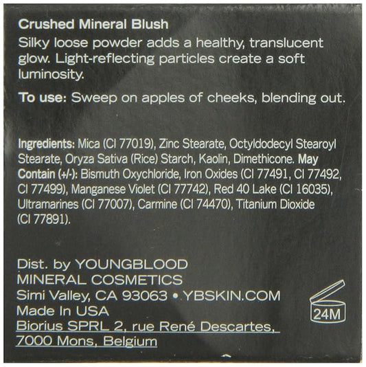 Youngblood Natural Loose Mineral Blush - Sherbet - 3 g / 0.10 oz (Pack of 2)