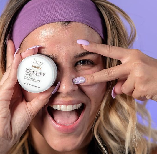 Hey Honey Look Into My Eyes Retinol And Propolis Eye Mask | Provide Intense Hydration and Brightening Benefits To Tired and Stressed Under Eyes Area .1 oz.
