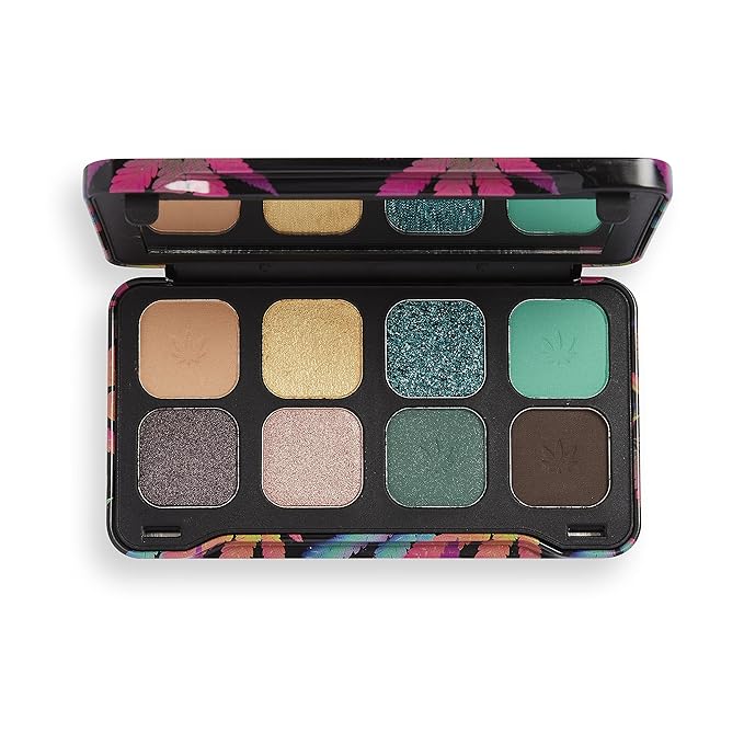 Makeup Revolution, Forever Flawless Dynamic, Eyeshadow Palette, Chilled, 8 Shades, 8g