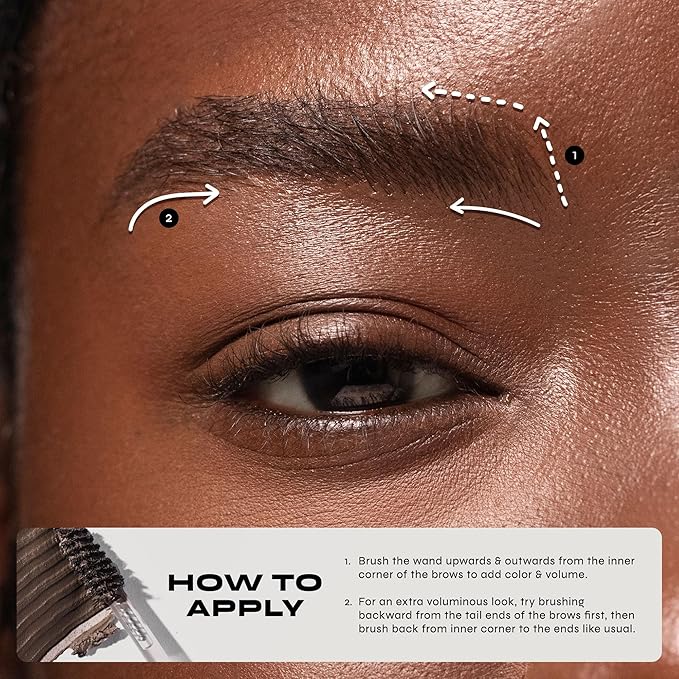 Milani Brow Tint- Stay Put Tinted Brow Mousse, Nourishing, High-Pigment infused with Shea Butter, Jojoba Seed Oil & Panthenol Vitamin B5 - Taupe