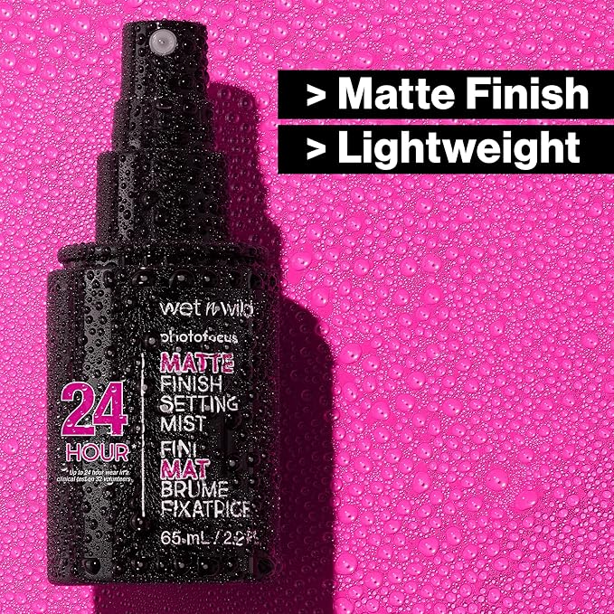 Wet n Wild Photo Focus Matte Finish Setting Mist, Matte - clear