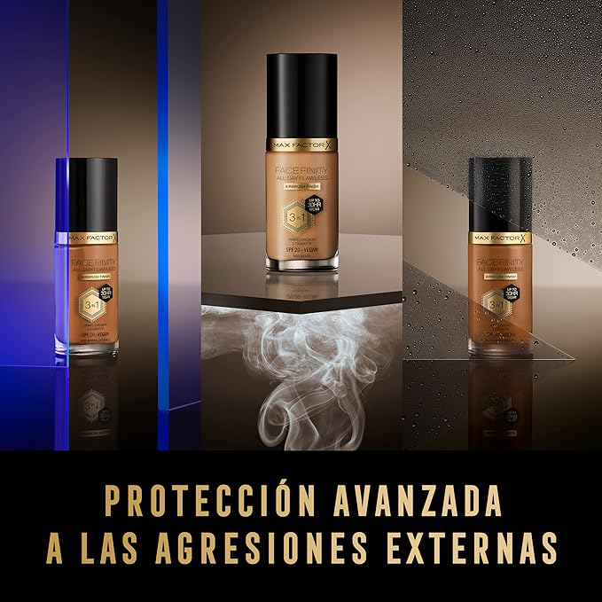 Max Factor Facefinity 3-in-1 All Day Flawless Liquid Foundation, SPF 20-110 Espresso, 30 ml