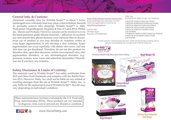 Nurse Hatty® Silicone Skincare Mouth Pads 2pack