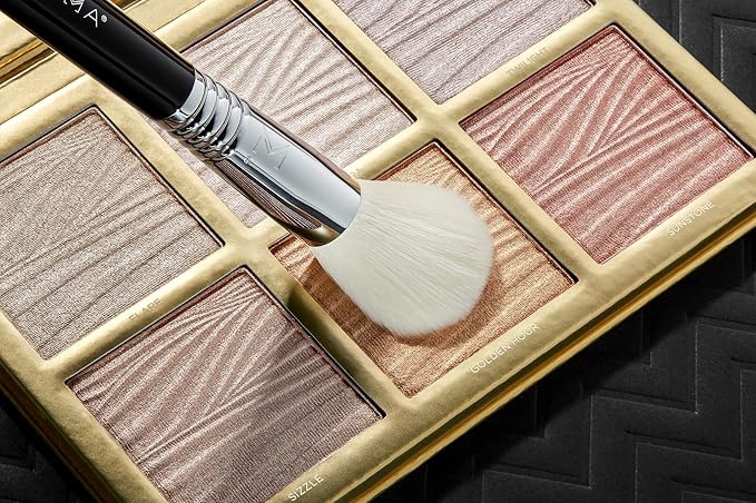 Sigma Beauty GlowKissed Highlight Palette | Highlighted Warm Tones | Glow Vibes, Mirror Included