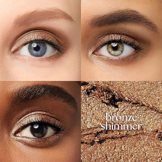 Julep Eyeshadow 101 Cream-to-Powder Waterproof Shadow Stick – Bronze Shimmer – Long-Lasting, Crease-Proof, Luminous Honey Brown Shimmer Eyeshadow with Built-in Smudger