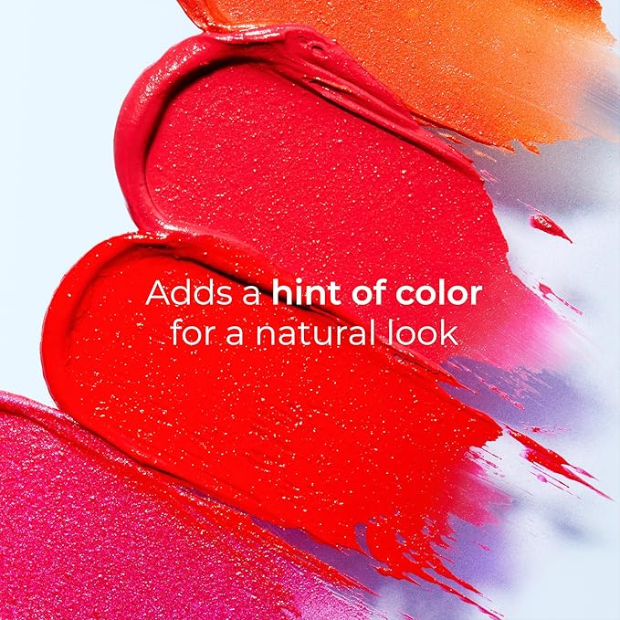 Tinted Lip Balm. Moisturizing Sheer, Buildable Lip Color with Hyaluronic Acid, Vitamin E and Rich Oil, Perfect Revitalizer for Chapped Lips. Beauty Plumper Moisturizer 0.21oz - Rosy Bloom