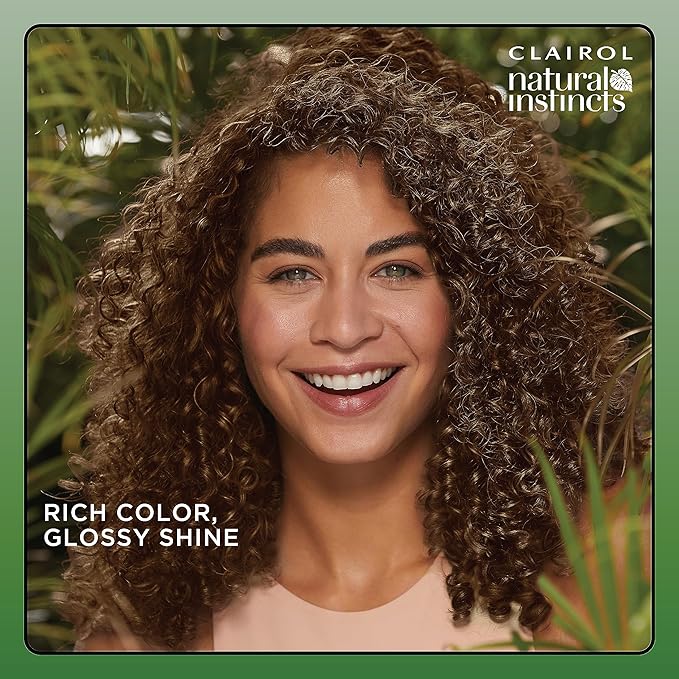 Clairol Natural Instincts Demi-Permanent Hair Dye, 7RG Dark Rose Gold Blonde Hair Color, Pack of 1