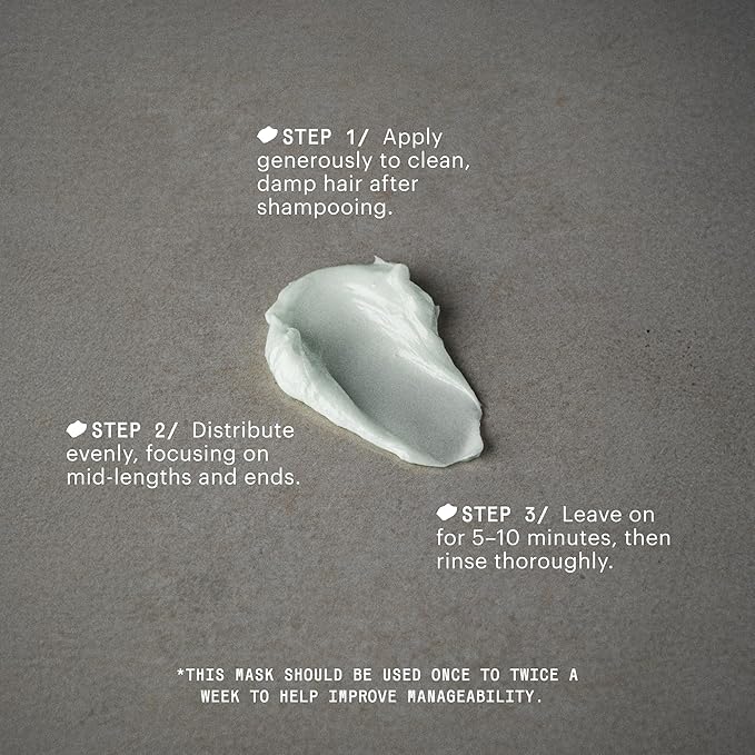 Remilia Hair Mask for Damaged Hair - Rice Protein Treatment - Deep Conditioning Mask, Volumizing & Repairing, Vegan, Made in USA 6.7 fl oz