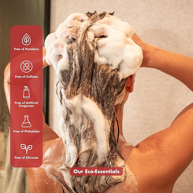 Hyaluronic Acid Shampoo Bar With Tomato & Red Algae Extract – For stronger, restored, and age-defying hair – For Women & Men – Natural & Free of Parabens & Sulfates – Made in USA – 4.5oz (Pack of 2)