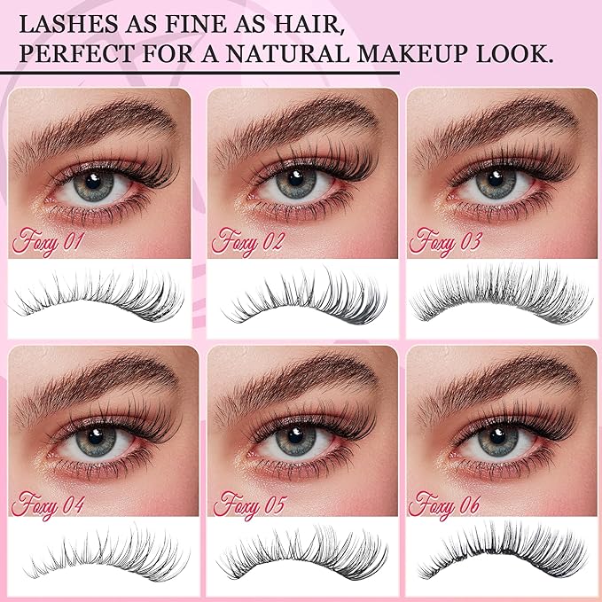 Nova Lash Clusters Kit - 360 pcs Lash Clusters Natural Look Invisible Band Eyelash Clusters Lash Extension Kit with Bond and Seal 0.07D D Curl WideSpan Cluster Eyelash Extension Kit 8-16mm DIY at Home