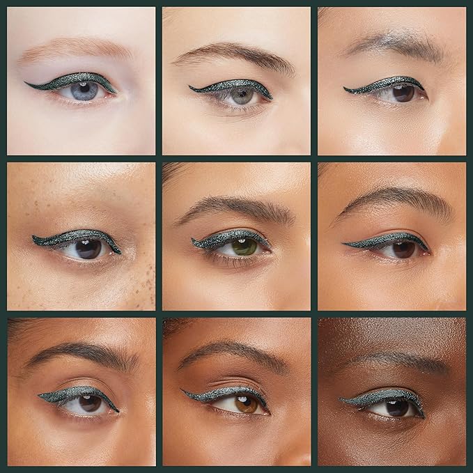 Waterproof Eyeliner - Smudge-Proof Liquid Eyeliner Pen with Precision Tip for Smooth, Long-Lasting Application - Vegan, Hypoallergenic & Gluten-Free Eye Liner - 2mL Green