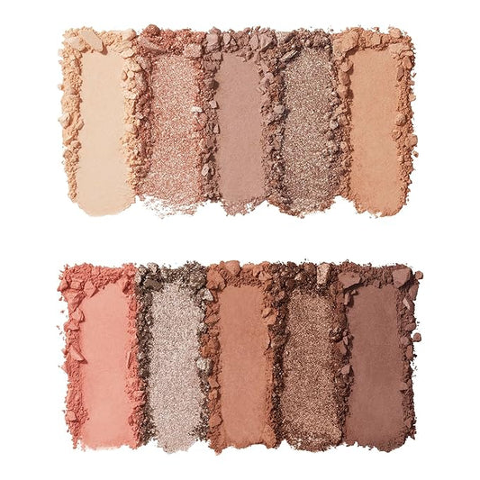 e.l.f. Perfect 10 Eyeshadow Palette, Ten Ultra-pigmented Shimmer & Matte Shades, Vegan & Cruelty-Free, Keep It Ethereal