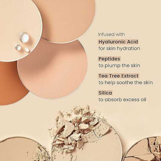 JOAH Beauty Perfect Complexion Cashmere Powder foundation_FW010, Fair with Warm Undertone