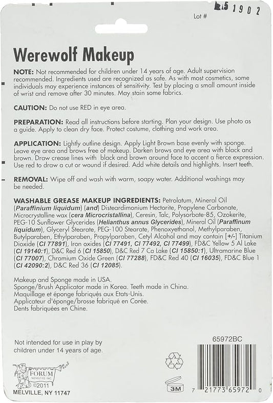 Forum Novelties 199242 Werewolf Makeup Kit