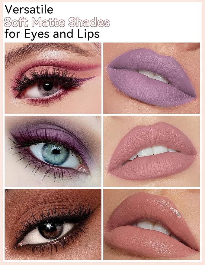 Erinde Waterproof Cream Eyeshadow Stick, Matte Nude Eye Shadow Sticks, Longwear Blendable High Pigmented, Neutral Eye Shadow Sticks Matte for Older Eyes, Smokey Eyeshadow Pencil Crayon, 12 Warm Brown