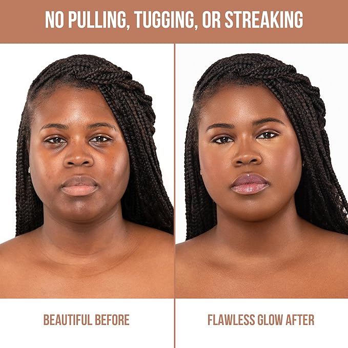 Glamazon Second to None Foundation Stick, Bronze Sable, Light-to-Full Coverage, Weightless Makeup With a Glowy Natural Finish