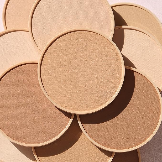 Wander Beauty Wanderlust Powder Foundation - Deep - Blurs and Evens Skin Tone - Perfects and Hydrates With Hyaluronic Acid, Aloe, Honeysuckle, & Vitamin E - Lightweight, Buildable Coverage - 0.31 oz