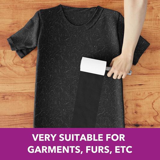 Extra Sticky Lint Roller Refills Only, 660 Easy-Tear Sheets for 3.9"-4" Lint Rollers with 1.5" Inner Diameter - Superior Cleanliness for Clothes