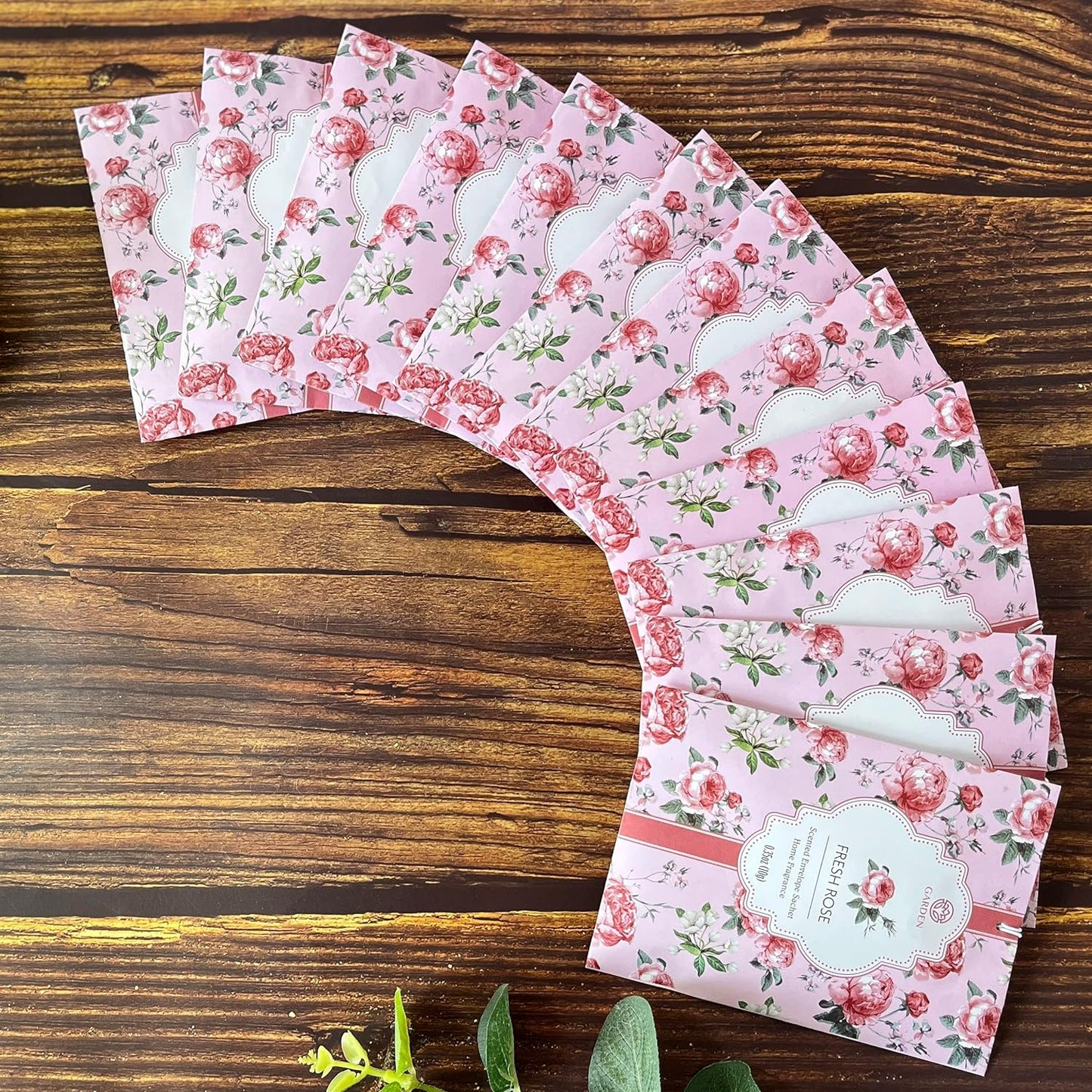 Fresh Rose Scented Sachets - 12 Pack, Long-Lasting Home Fragrance Sachet Bags, Large Fresh-Scented Packets, Sachets for Drawers and Closets